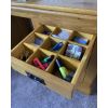 Farmhouse Double Pedestal Large Oak Dressing Table / Home Office Desk - SUMMER SALE - 5