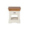 Farmhouse Cream Painted Oak Lamp Table / Bedside Table - 10% OFF SUMMER SALE - 8