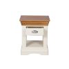 Farmhouse Cream Painted Oak Lamp Table / Bedside Table - 10% OFF SUMMER SALE - 9