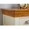 Farmhouse Cream Painted Oak Lamp Table / Bedside Table - 10% OFF SUMMER SALE - 4