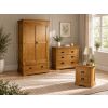 Farmhouse Oak Bedroom Furniture Set - Double wardrobe, 2 over 2 chest & 2 drawer bedside - AUTUMN SALE - 2 Farmhouse Oak Bedroom Furniture Set - Double wardrobe, 2 over 2 chest & 2 drawer bedside - AUTUMN SALE - 2