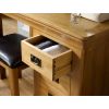 Farmhouse Country Oak Dressing Table Mirror Stool Set - SUMMER SALE - 5