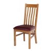 Chelsea Oak Dining Chair Red Leather Pad - £30 OFF FLASH SALE - 3 Chelsea Oak Dining Chair Red Leather Pad - £30 OFF FLASH SALE - 3