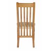 Chelsea Assembled Oak Dining Chair Cream Leather Pad - 10% OFF SUMMER SALE - 6