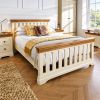 Farmhouse Country Oak & Cream Painted Slatted 5 Foot King Size Bed - 20% Off Discount Code FLASH - 9 Farmhouse Country Oak & Cream Painted Slatted 5 Foot King Size Bed - 20% Off Discount Code FLASH - 9