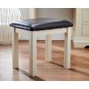 Farmhouse Country Oak Cream Painted Dressing Table Mirror Stool Set - SUMMER SALE - 7
