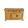 Farmhouse 140cm Large Assembled Oak Sideboard - £100 OFF SUMMER SALE - 8