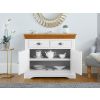 Farmhouse White Painted 100cm Assembled Oak Sideboard - 10% OFF SUMMER SALE - 3 Farmhouse White Painted 100cm Assembled Oak Sideboard - 10% OFF SUMMER SALE - 3