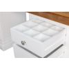 Farmhouse Country White Painted Double Pedestal Large Dressing Table / Desk - SUMMER SALE - 11