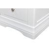 Farmhouse Country White Painted Double Pedestal Large Dressing Table / Desk - SUMMER SALE - 13