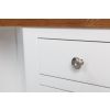Farmhouse Country White Painted Double Pedestal Large Dressing Table / Desk - SUMMER SALE - 14
