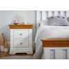 Farmhouse White Painted 2 Drawer Oak Bedside Table - £30 OFF FLASH SALE - 4 Farmhouse White Painted 2 Drawer Oak Bedside Table - £30 OFF FLASH SALE - 4