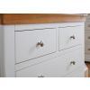Farmhouse White Painted 2 Over 2 Oak Chest of Drawers - £50 OFF SUMMER SALE - 6 Farmhouse White Painted 2 Over 2 Oak Chest of Drawers - £50 OFF SUMMER SALE - 6