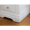 Farmhouse White Painted Oak Dressing Table Mirror Stool Set - SUMMER SALE - 7