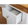 Farmhouse White Painted Oak Dressing Table Mirror Stool Set - SUMMER SALE - 8