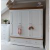 Farmhouse White Painted 3 Door Triple Wardrobe with Drawers - 20% Off Discount Code FLASH - 5 Farmhouse White Painted 3 Door Triple Wardrobe with Drawers - 20% Off Discount Code FLASH - 5