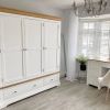 Farmhouse White Painted 3 Door Triple Wardrobe with Drawers - 20% Off Discount Code FLASH - 4 Farmhouse White Painted 3 Door Triple Wardrobe with Drawers - 20% Off Discount Code FLASH - 4