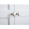 Farmhouse White Painted 2 Door Double Wardrobe with Drawer - 20% Off Discount Code FLASH - 11