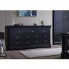 Toulouse Black Painted Large 3 Over 4 Fully Assembled Chest of Bedroom Drawers - £250 OFF 3 DAY FLASH SALE - 14