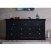 Toulouse Black Painted Large 3 Over 4 Fully Assembled Chest of Bedroom Drawers - £250 OFF 3 DAY FLASH SALE - 15