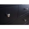 Toulouse Black Painted Large 3 Over 4 Fully Assembled Chest of Bedroom Drawers - £250 OFF 3 DAY FLASH SALE - 6