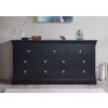 Toulouse Black Painted Large 3 Over 4 Fully Assembled Chest of Bedroom Drawers - £250 OFF 3 DAY FLASH SALE - 4