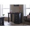 Toulouse Black Painted Single Pedestal Dressing Table - 20% Off Discount Code FLASH - 2