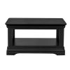 Toulouse Black Painted Coffee Table with Shelf - £30 OFF SUMMER SALE - 7
