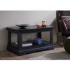 Toulouse Black Painted Coffee Table with Shelf - £30 OFF SUMMER SALE - 2