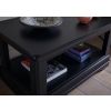Toulouse Black Painted Coffee Table with Shelf - £30 OFF SUMMER SALE - 4
