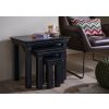 Toulouse Black Painted Fully Assembled Nest Of 3 Tables - SUMMER SALE - 2 Toulouse Black Painted Fully Assembled Nest Of 3 Tables - SUMMER SALE - 2