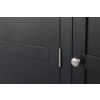 Toulouse Black Painted Large Triple Wardrobe with Drawer - 20% Off Discount Code FLASH - 14