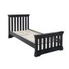 Toulouse Black Painted 3 Foot Slatted Single Bed - £30 OFF FLASH SALE - 6