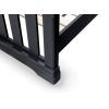 Toulouse Black Painted Slatted 4ft 6 Double Slatted Bed - 10% Off Discount Code SAVE - 9 Toulouse Black Painted Slatted 4ft 6 Double Slatted Bed - 10% Off Discount Code SAVE - 9
