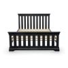 Toulouse Black Painted Slatted 4ft 6 Double Slatted Bed - 10% Off Discount Code SAVE - 8 Toulouse Black Painted Slatted 4ft 6 Double Slatted Bed - 10% Off Discount Code SAVE - 8