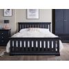 Toulouse Black Painted Slatted 4ft 6 Double Slatted Bed - 10% Off Discount Code SAVE - 4 Toulouse Black Painted Slatted 4ft 6 Double Slatted Bed - 10% Off Discount Code SAVE - 4