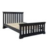 Toulouse Black Painted 5 Foot King Size Slatted Bed - SUMMER SALE - 8 Toulouse Black Painted 5 Foot King Size Slatted Bed - SUMMER SALE - 8