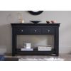 Toulouse Black Painted 3 Drawer Large Assembled Console Table - 20% Off Discount Code FLASH - 4