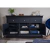 Toulouse 140cm Black Painted Large Assembled Sideboard - £80 OFF SUMMER SALE - 4 Toulouse 140cm Black Painted Large Assembled Sideboard - £80 OFF SUMMER SALE - 4