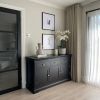 Toulouse 140cm Black Painted Large Assembled Sideboard - £80 OFF SUMMER SALE - 3 Toulouse 140cm Black Painted Large Assembled Sideboard - £80 OFF SUMMER SALE - 3
