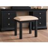 Toulouse Black Painted Dressing Table Stool - AUTUMN MEGA DEAL - 2 Toulouse Black Painted Dressing Table Stool - AUTUMN MEGA DEAL - 2