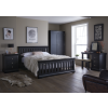 Toulouse Black Painted 3 Drawer Grande Large Assembled Bedside Table - £50 OFF SUMMER SALE - 6