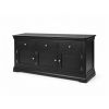Toulouse Black Painted 160cm Large Fully Assembled Sideboard - £100 Off Autumn Sale - 4 Toulouse Black Painted 160cm Large Fully Assembled Sideboard - £100 Off Autumn Sale - 4