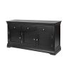 Toulouse Black Painted 160cm Large Fully Assembled Sideboard - £100 OFF SUMMER SALE - 2 Toulouse Black Painted 160cm Large Fully Assembled Sideboard - £100 OFF SUMMER SALE - 2