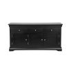 Toulouse Black Painted 160cm Large Fully Assembled Sideboard - £100 OFF SUMMER SALE - 4 Toulouse Black Painted 160cm Large Fully Assembled Sideboard - £100 OFF SUMMER SALE - 4