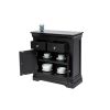 Toulouse 80cm Black Painted Small Assembled Sideboard - £40 OFF SUMMER SALE - 4 Toulouse 80cm Black Painted Small Assembled Sideboard - £40 OFF SUMMER SALE - 4