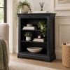Toulouse Black Painted Low Small Bookcase - 20% Off Discount Code FLASH - 2