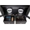Toulouse Black Painted Tall Glass Display Cabinet with Drawers - £100 OFF SUMMER SALE - 6 Toulouse Black Painted Tall Glass Display Cabinet with Drawers - £100 OFF SUMMER SALE - 6