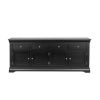 Toulouse Large 200cm Black Painted Sideboard - 20% Off Discount Code FLASH - 3 Toulouse Large 200cm Black Painted Sideboard - 20% Off Discount Code FLASH - 3