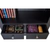 Toulouse Black Painted Tall Bookcase 2 Drawers - £70 OFF SUMMER SALE - 5 Toulouse Black Painted Tall Bookcase 2 Drawers - £70 OFF SUMMER SALE - 5